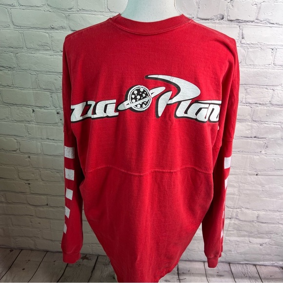 DISNEY Toy Story Red Pizzq Planet Spirit Jersey Medium - Picture 4 of 9